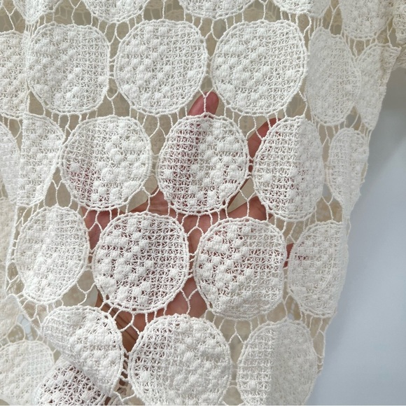 FARM Rio Cream Lace Top small - Picture 9 of 11